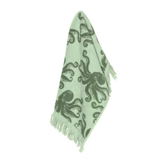 PAD OCTOPUSSY Frottee Gästehandtuch 30x50 olive-mint
