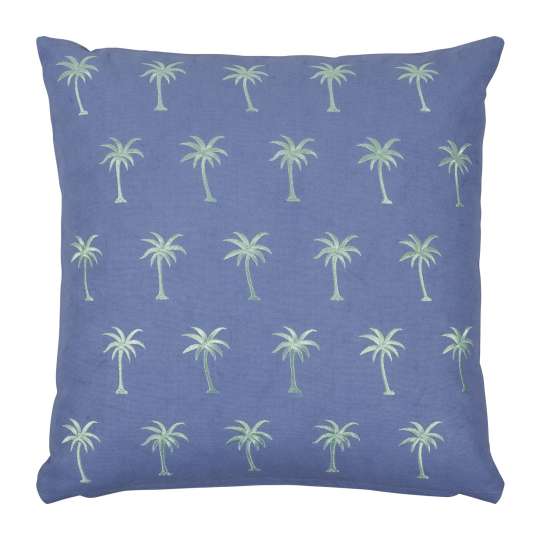 PAD PALM Kissenhülle 45x45 dustyblue