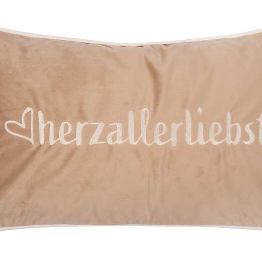 PAD - Kissenhülle Letters, white-beige