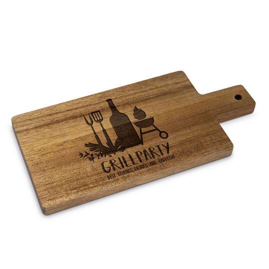 PPD Holzbrettchen Grill & Beer Wood Tray nature 