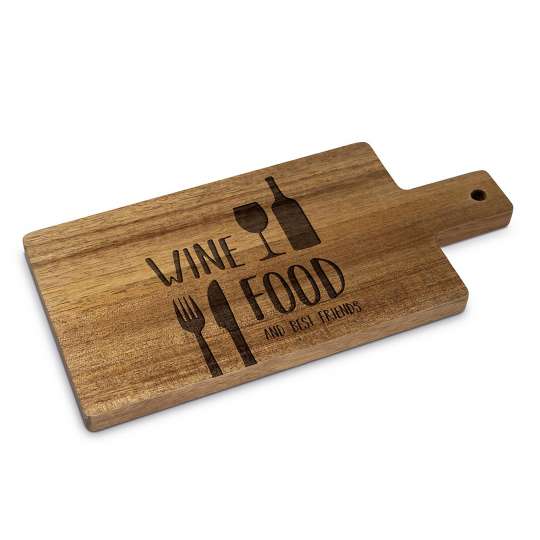 PPD Holzbrettchen Wine Food Wood Tray nature 