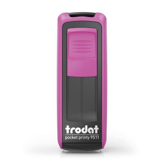 trodat - Kontaktdatenstempel PocketPrinty 9511 - Schwarz-pink - frei