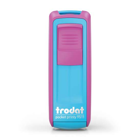 trodat - Kontaktdatenstempel PocketPrinty 9511 - Türkis-pink - frei