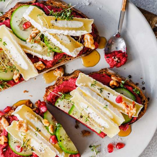 Quäse - Powerfood mit französischem Flair: Quäse Tartine