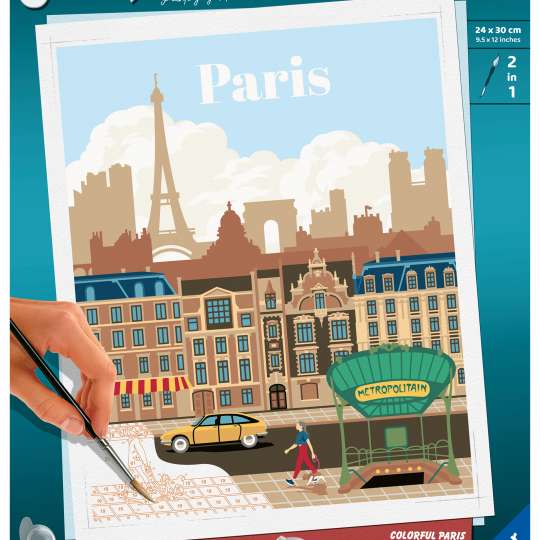 Ravensburger CreArt Colorful Paris