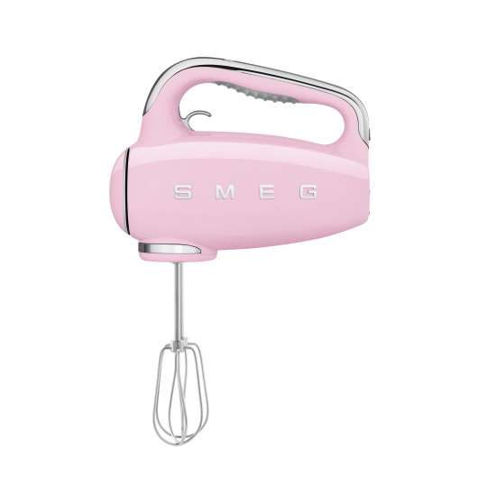 SMEG - Handmixer HMF01PKEU pink - seitlich
