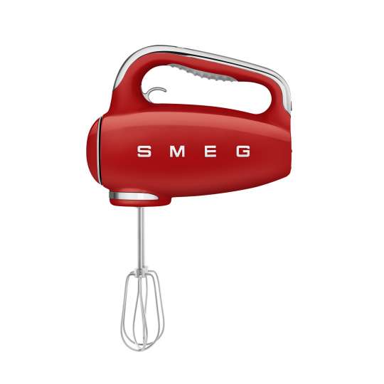 SMEG - Handmixer HMF01RDEU rot - seitlich