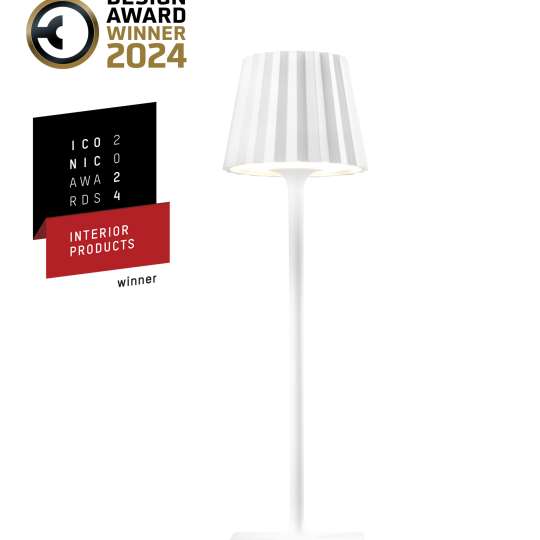 Sompex - Iconic Award TROLL NANO Tischleuchte, weiß