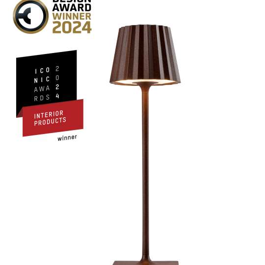Sompex - Iconic Award TROLL NANO Tischleuchte, rost