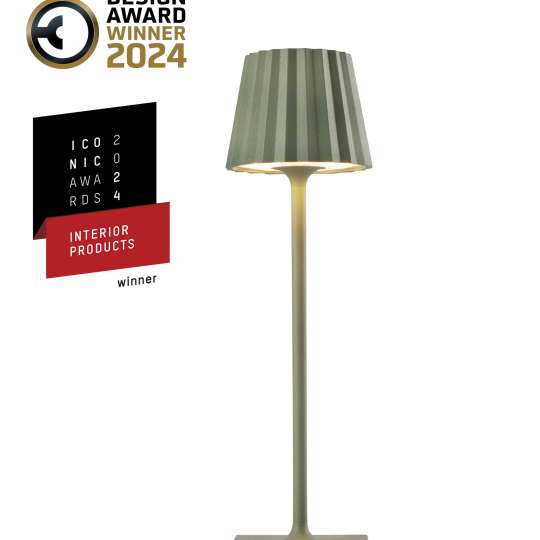 Sompex - Iconic Award TROLL NANO Tischleuchte, oliv