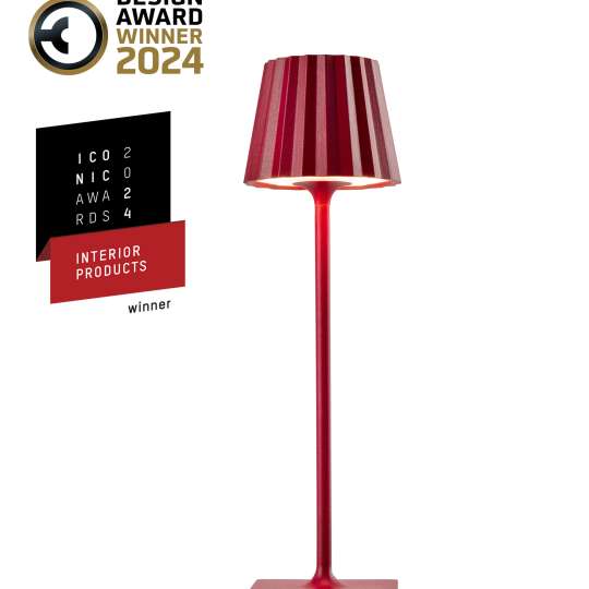 Sompex - Iconic Award TROLL NANO Tischleuchte, rot