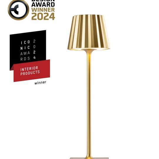 Sompex - Iconic Award TROLL NANO Tischleuchte, gold