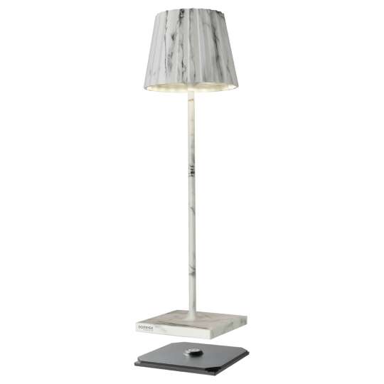 Sompex LED-Outdoorleuchte 78182 marmoriert