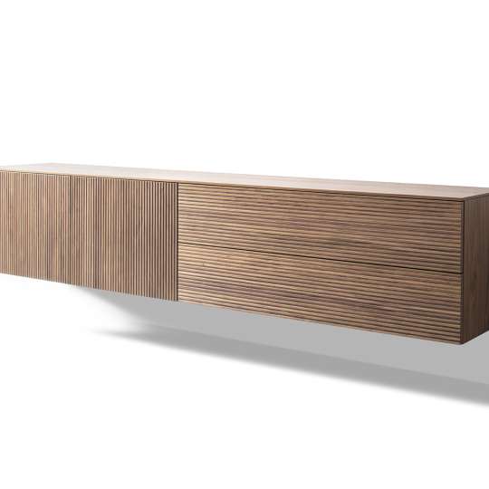 Sudbrock  - CUBO 126 Sideboard mit geriffelten Fronten