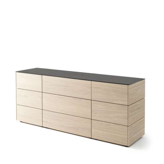 Sudbrock CUBO 160 Raumteiler-Sideboard mit Wohnkamin