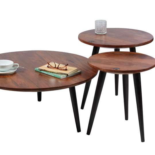 Tom Tailor Wood Tables in 3 Größen 40, 50 & 80 cm