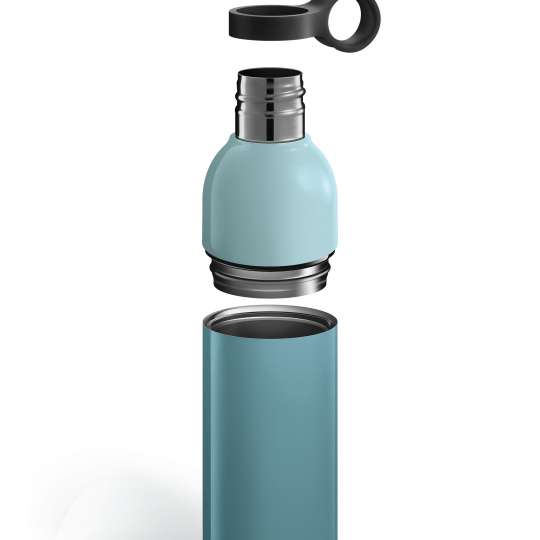 Tescoma - CONSTANT PASTEL - zerlegbare Thermosflasche blau - Einzelteile