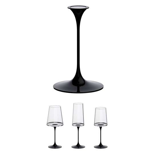 Trebonn Split Glass schwarz