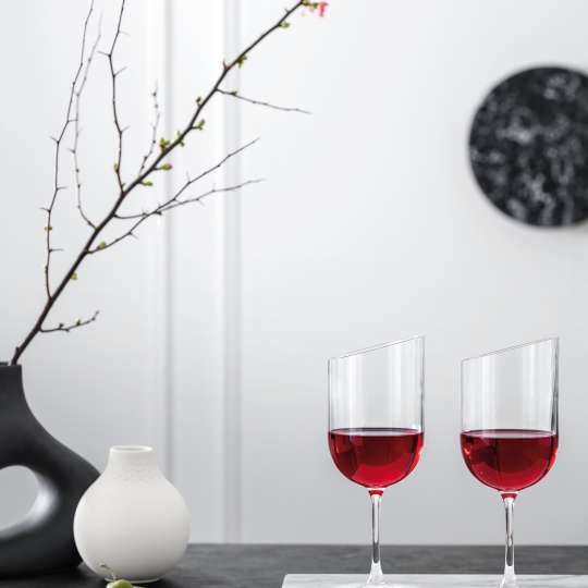 Villeroy & Boch - NewMoon Rotweingläser - Vasen und Wein