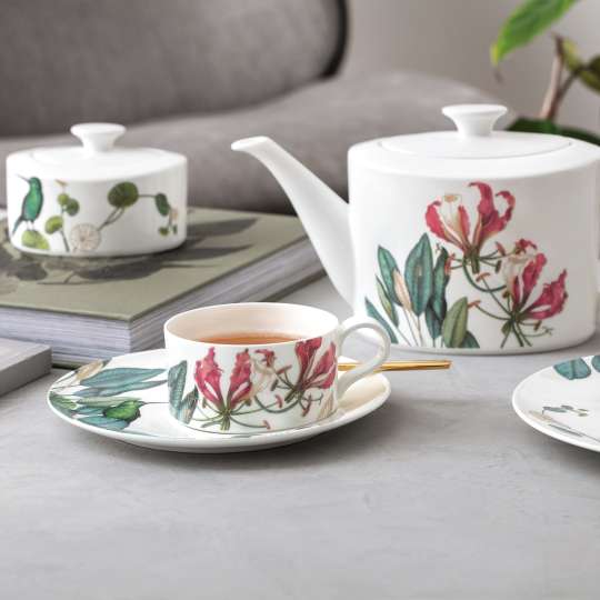 Villeroy & Boch - Avarua Teekanne, Zuckerdose und Tasse 