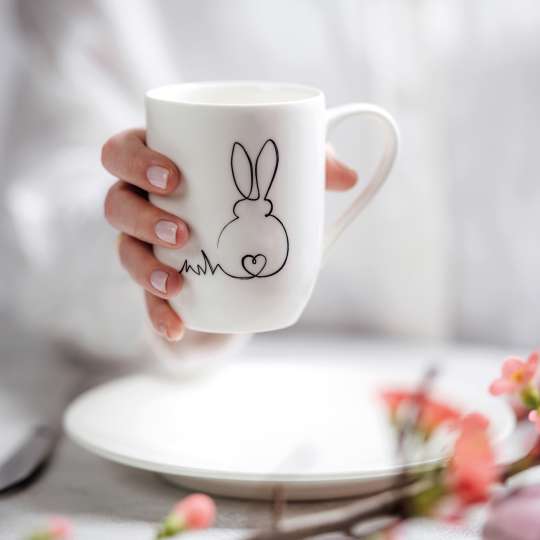 Villeroy & Boch - Der Hase ist los: Statement Tassen mit Hasenmotiv