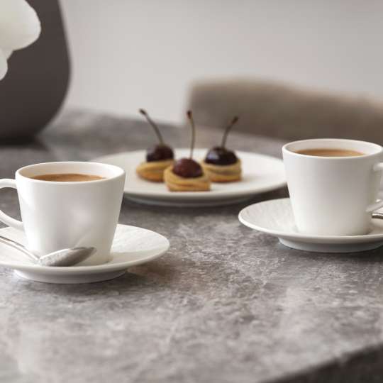 Villeroy & Boch - Kaffeegeschirr mit ruhiger Ausstrahlung: Manufacture Rock Blanc