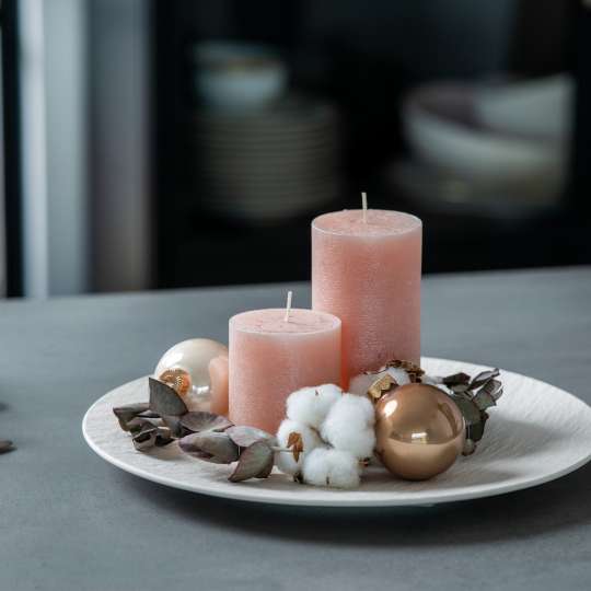Villeroy & Boch - Bringt das persönliche Kerzenensemble perfekt zur Geltung: Gourmetteller von Manufacture Rock Blanc