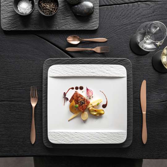 Villeroy & Boch - Manufacture Rock - Quadratische Teller