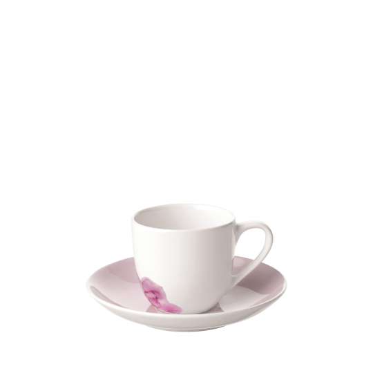 Villeroy & Boch - Rose Garden Espressotasse mit Untertasse, 2-teilig