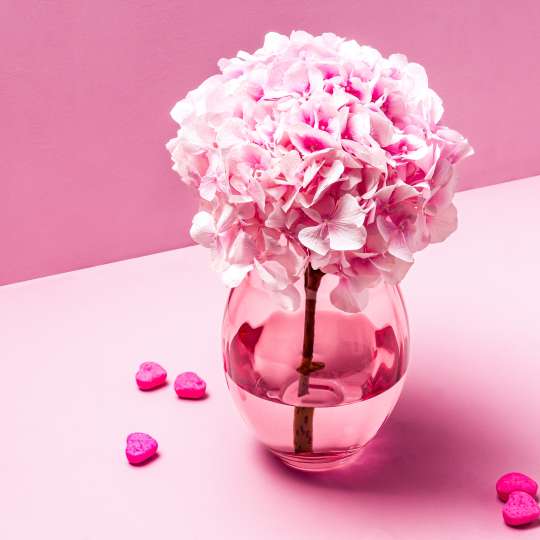 Villeroy & Boch - Rosiger Blumenstrauß mit Vase Rose Garden