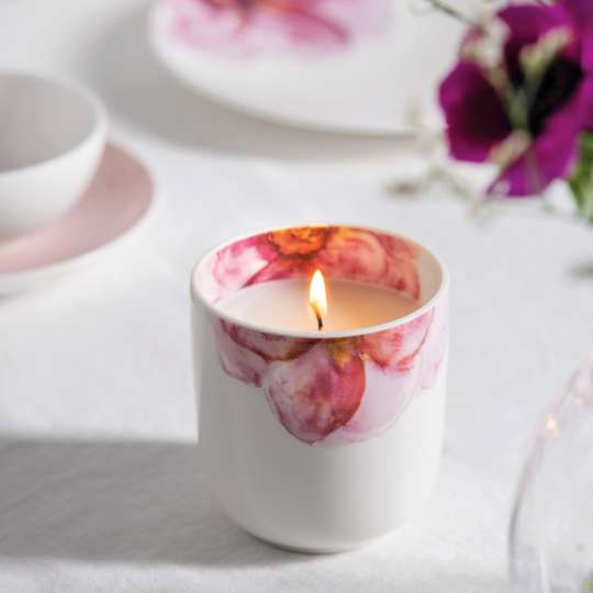 Villeroy & Boch - Blumiger Frühlingsduft mit Duftkerze Rose Garden Home