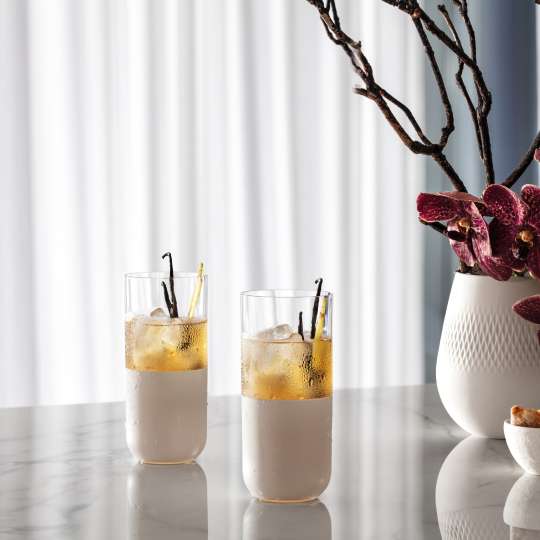 Villeroy & Boch - Faszinierende Drinks mit Manufacture Rock Blanc Longdrinkgläsern zaubern