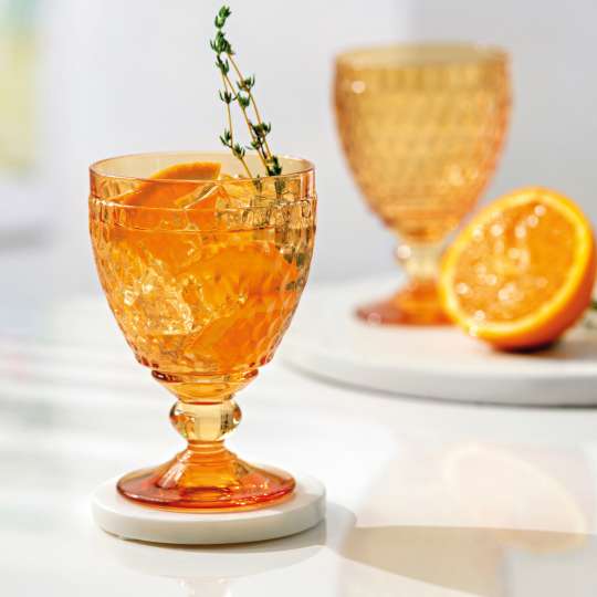 Villeroy & Boch - Boston Kristallglas in frischer Farbe Saffron