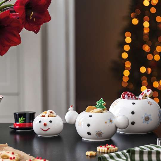 Villeroy & Boch - 3-in-1: Schneemannporzellandose Christmas Toys Memory