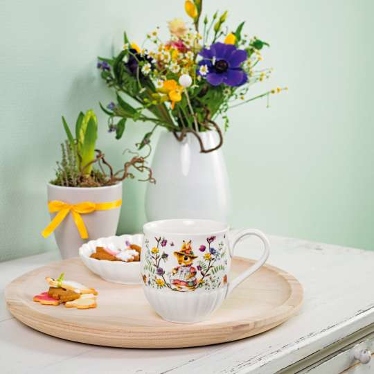 Villeroy & Boch - Spring Fanatsy Becher mit Osterhasenmotiv