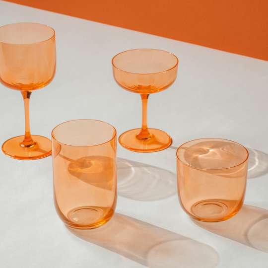 Villeroy & Boch - like. Gläserauswahl in Apricot