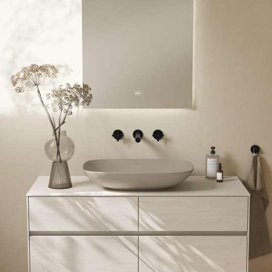 Villeroy & Boch - Entspannter Minimalismus mit dem Waschbeckenunterschrank COLLARO und dem Aufsatzwaschbecken Loop & Friends 