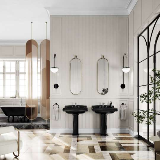 Villeroy & Boch - Eindrucksvolles Badezimmer-Interieur mit der Kollektion Hommage