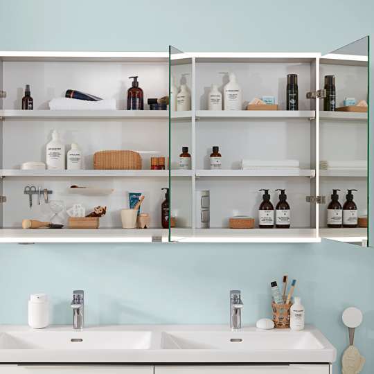 Villeroy & Boch - Stauraum hinter der Spiegelwand: MY VIEW Spiegelschrank