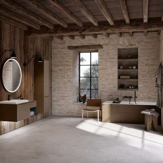Villeroy & Boch - Badezimmer im rustikalen Look