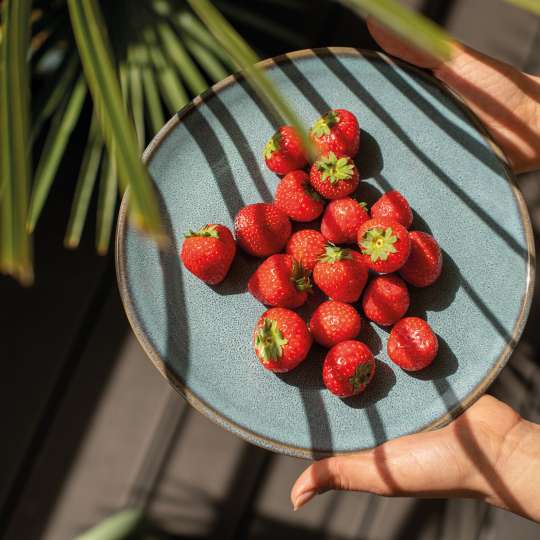 Villeroy & Boch - Lave glacé Frühstücksteller mit Erdbeeren