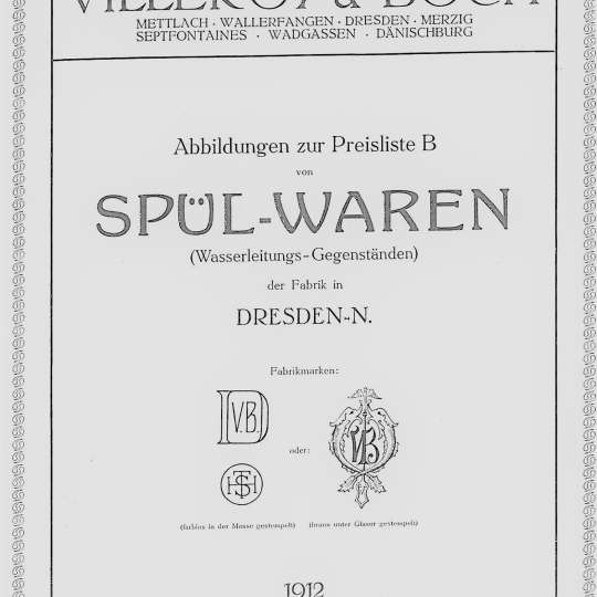 Villeroy & Boch - Preisliste Dresden - Titelbild