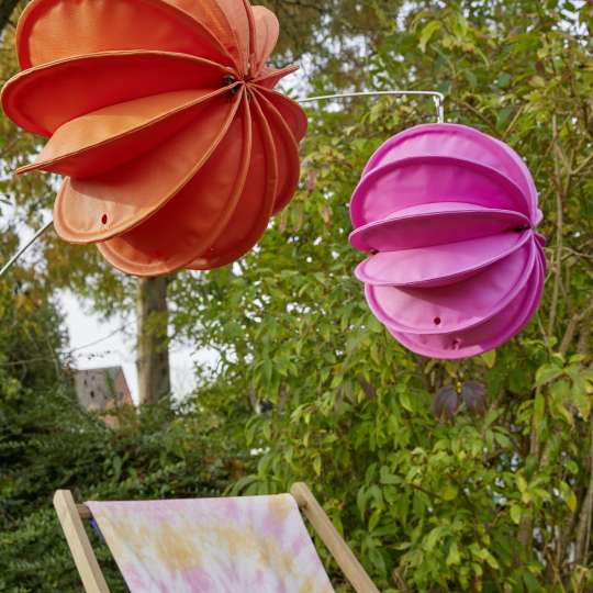 Barlooon Wetterfester Lampion orange & pink