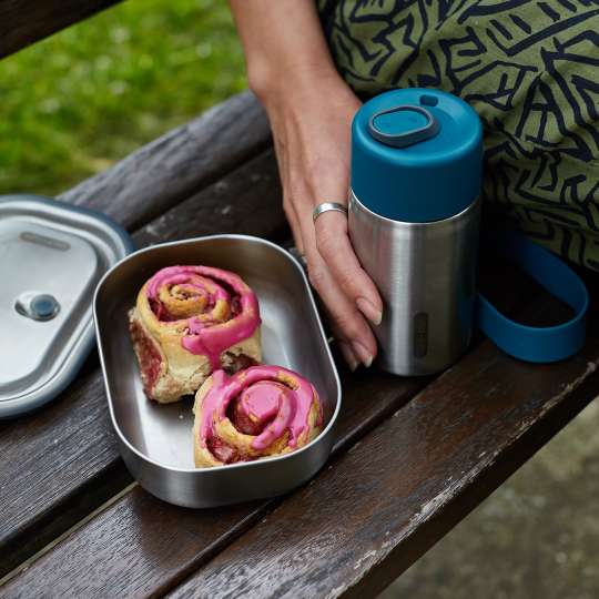 black+blum - Coffee-To-Go Isolierbecher mit Lunchbox - Pause im Park