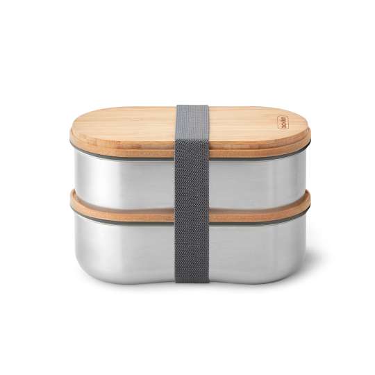 black+blum- Bento-Lunchbox - zusammengebunden