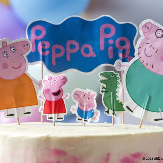 Dr. Oetker - Krönung: Peppa-Torte mit Kuchen-Topper: Peppa & Familie