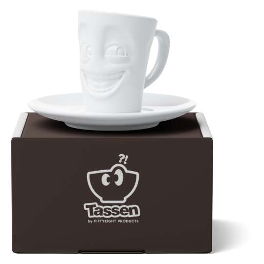 FIFTYEIGHT PRODUCTS Espresso-Mug mit Henkel Witzig