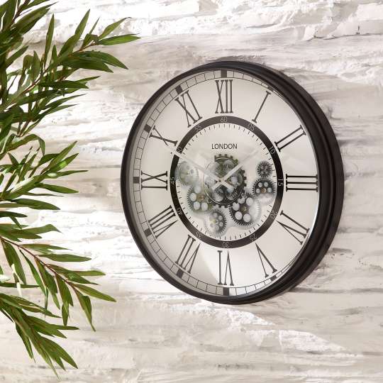 formano - Ein Hauch Geschichte: Wanduhr mit römischem Ziffernblatt