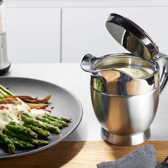 GEFU - Hält die Sauce Hollandaise schön warm: Thermo-Sauciere SERVIRO