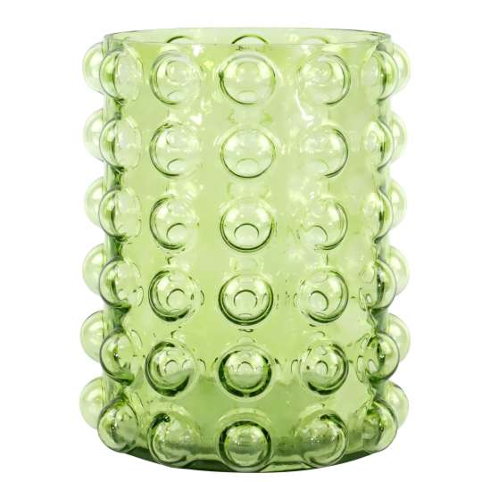Hoff Interieur - Windlicht/ Vase Bubbles, grün, 22x22x29cm